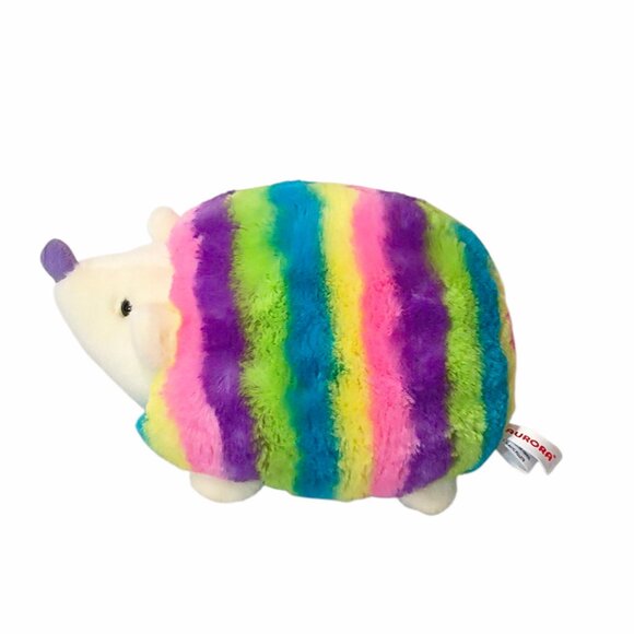 2019 Aurora World Rainbow Hedgie Hedgehog Plush Stuffed Toy 11" - Picture 2 of 5